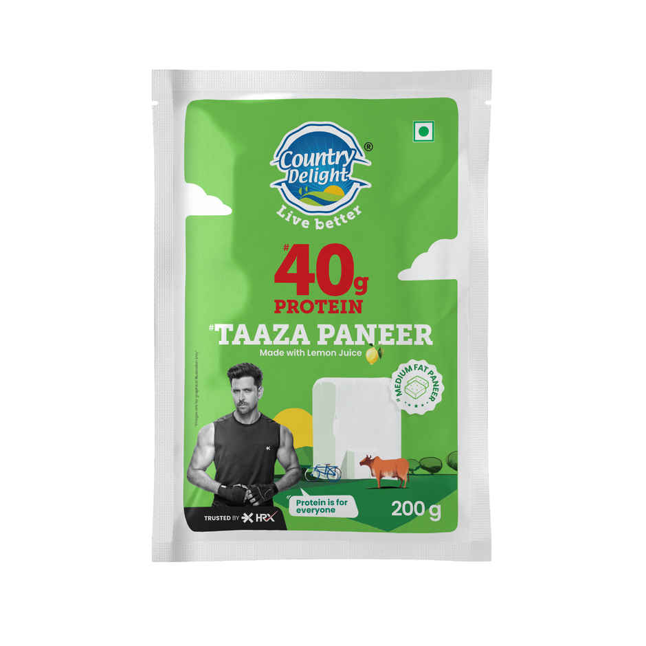 Country Delight 40g Protein Taaza Paneer