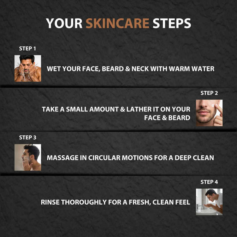 Bravado Duo Beard & Face Wash for Men | 2-in-1 Beard Shampoo, Face Cleanser & Oil Control