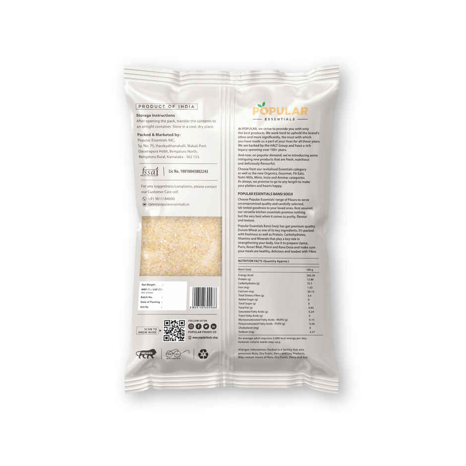 Popular Essentials Bansi Sooji