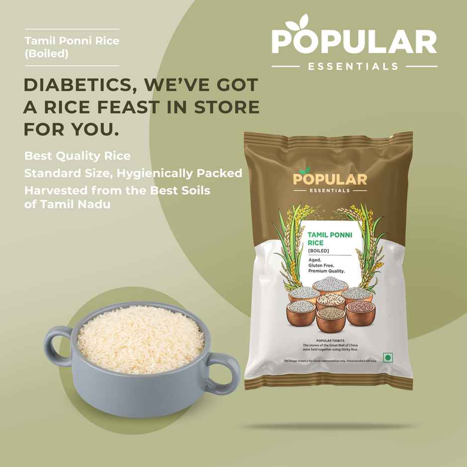 Popular Essentials Tamil Ponni Boiled Rice