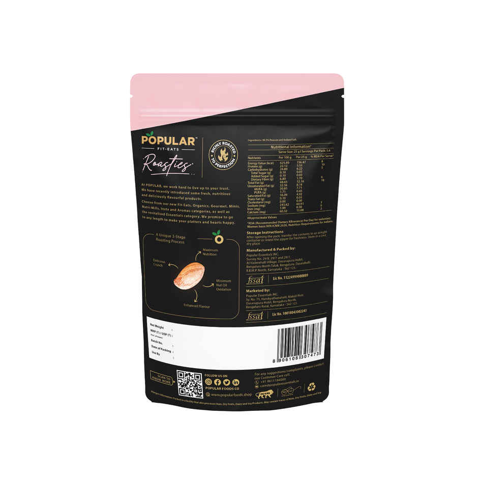 Popular Roasties Dry Roasted Peanut | Khari Sing | Classic Salted