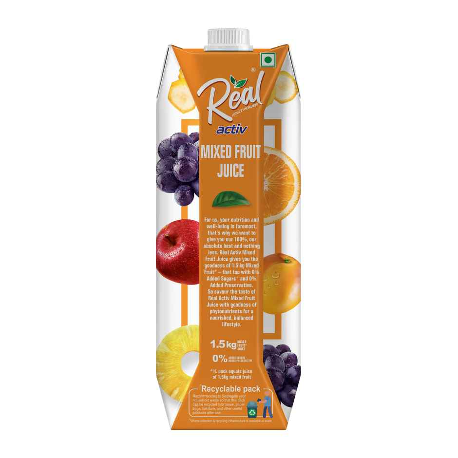 Dabur Real Activ Mixed Fruit Juice | Fruity & Refreshing