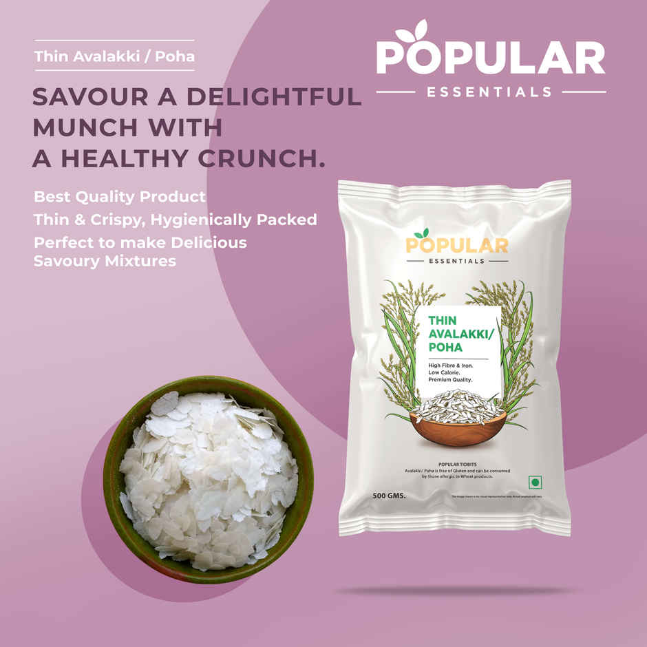 Popular Essentials Thin Poha | Avalakki