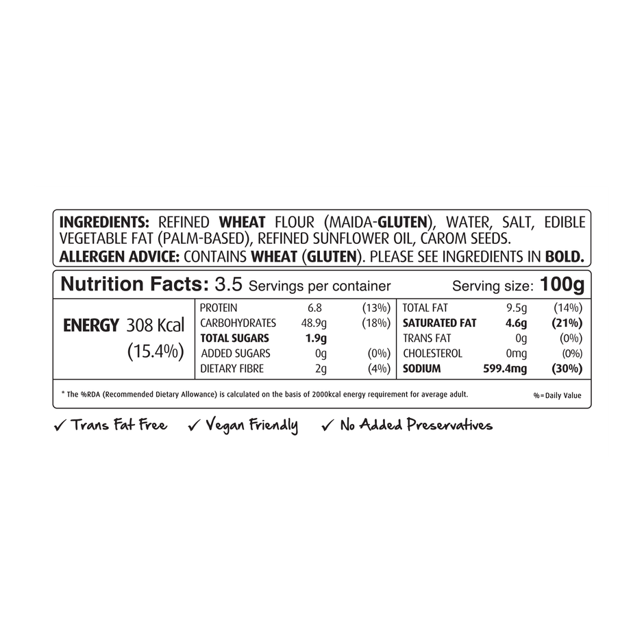 Switz Punjabi Samosa Dough Sheets