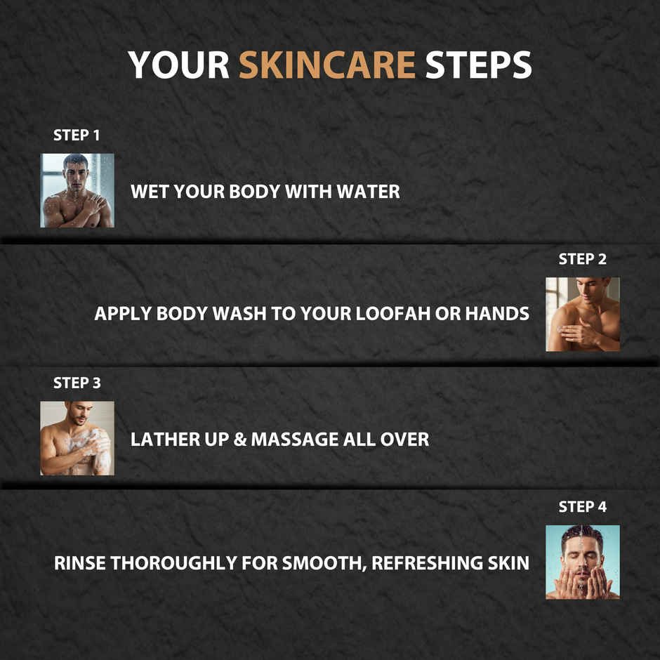 Bravado All Rounder Head to Toe Body Wash for Men | Hair, Face & Body Cleanser | Hydrating