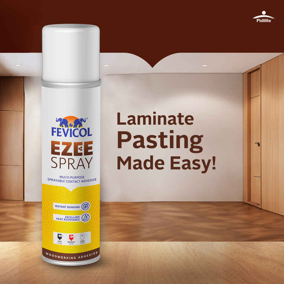Fevicol Ezee Spray Adhesive 383g-Fast 5-Min Set, Multi-Purpose Contact Glue for Woodwork & DIY