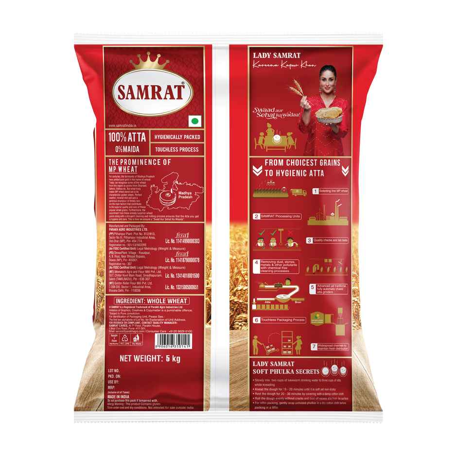 Samrat Mp Chakki Wheat Atta
