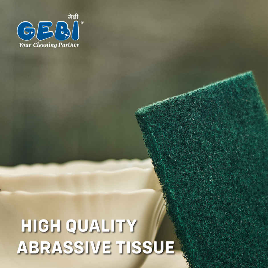 Gebi Brite Clean Super Scrubber - 7.5 x 10 cm