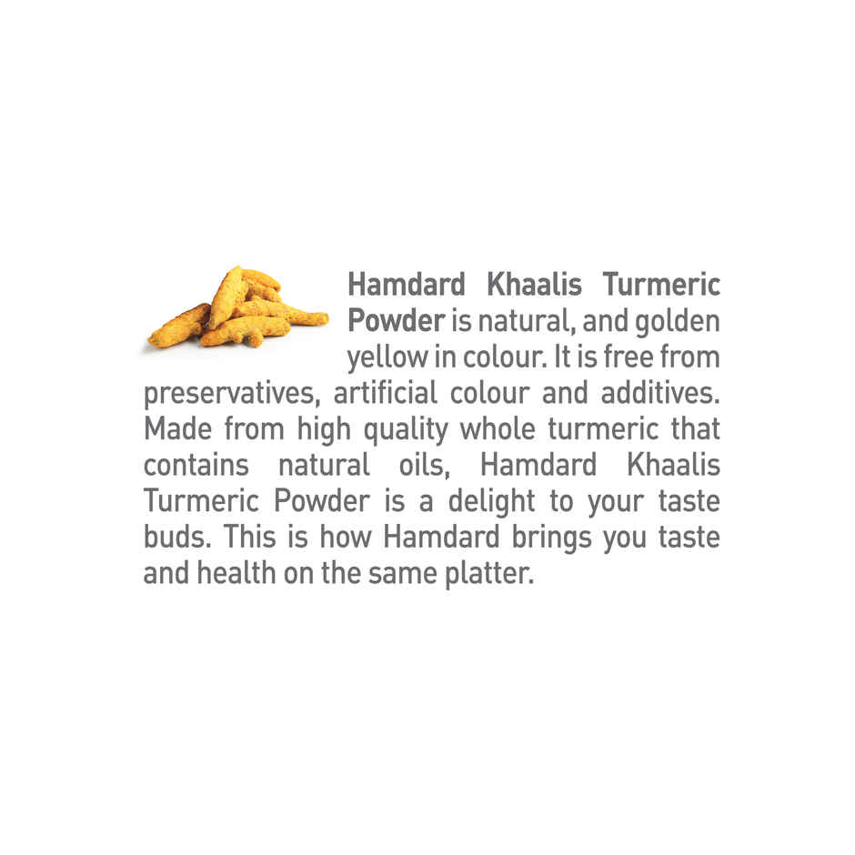 Hamdard Khaalis Turmeric Powder