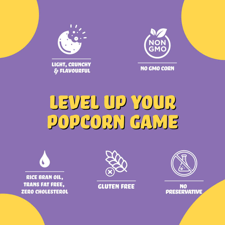 BRB Popcorn Chips Garlic Bread Flavour
