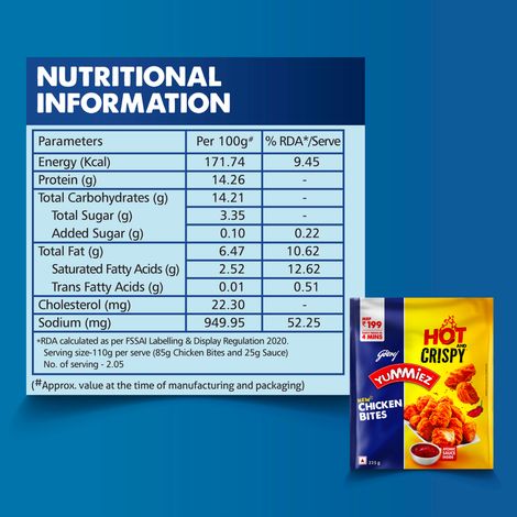Godrej Yummiez Chicken Bites Nuggets