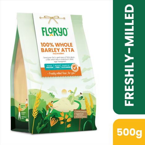 Floryo Freshly Milled Barley Atta | Jau/ Jave/ Barli