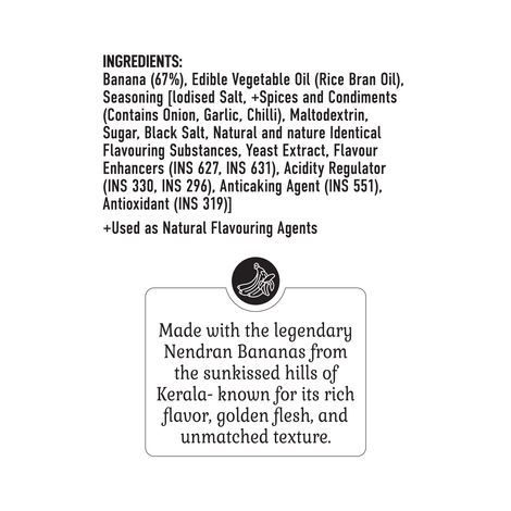 Too Yumm Masala Banana Chips | Made with Nendran bananas | No Palm Oil | 100% Veg