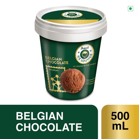 Amul Ice Lounge Belgian Chocolate Ice Cream Tub