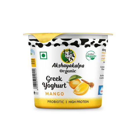 Akshayakalpa Organic Greek Yogurt - Mango