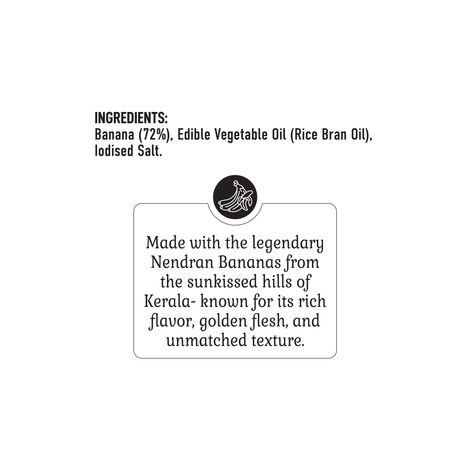 Too Yumm Classic Salted Banana Chips | Made with Nendran bananas | No Palm Oil | 100% Veg