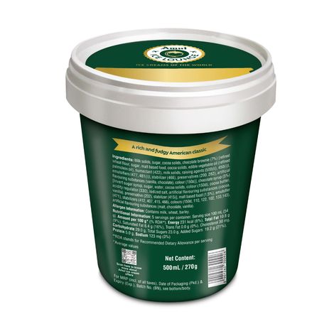 Amul Ice Lounge American Mud Pie Ice Cream Tub