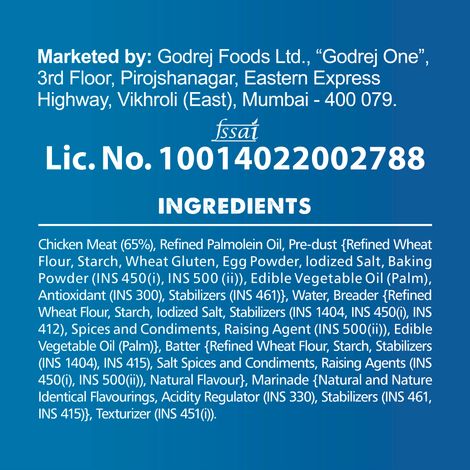 Godrej Yummiez Chicken Bites Nuggets