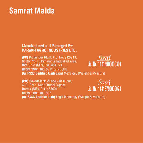 Samrat Refined Mp Maida Pp