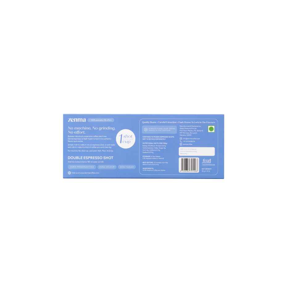 Zenma Coffee Frozen Espresso Shots Medium Roast Coffee Pods