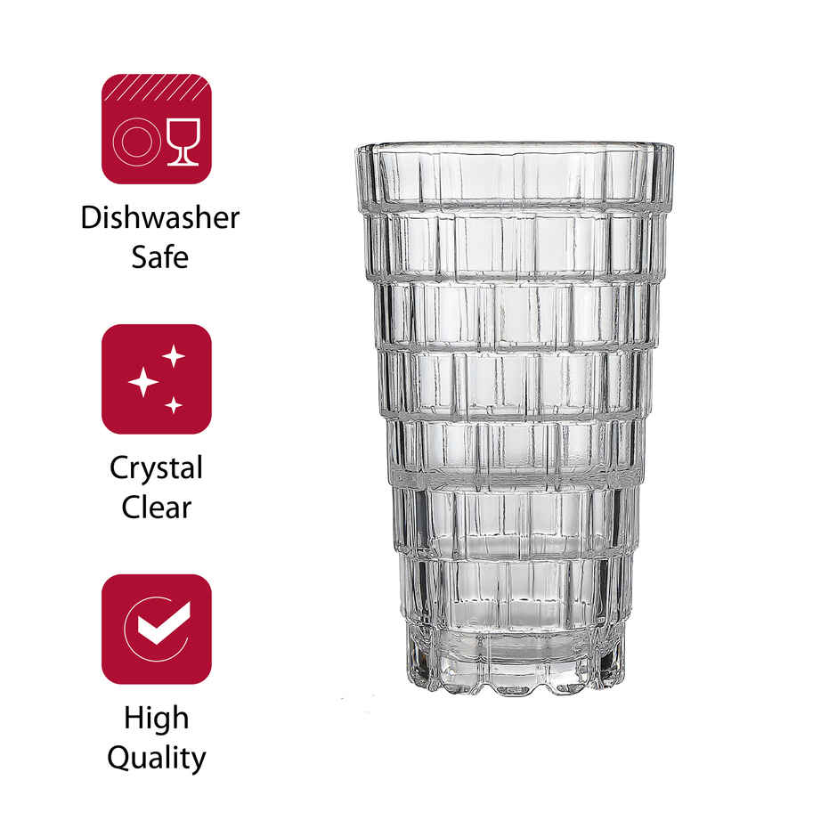 Sanjeev Kapoor Trix Hi-Ball Glass | 380 ml