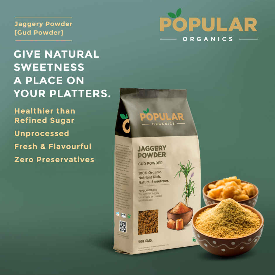 Popular Essentials Organic Jaggery Powder