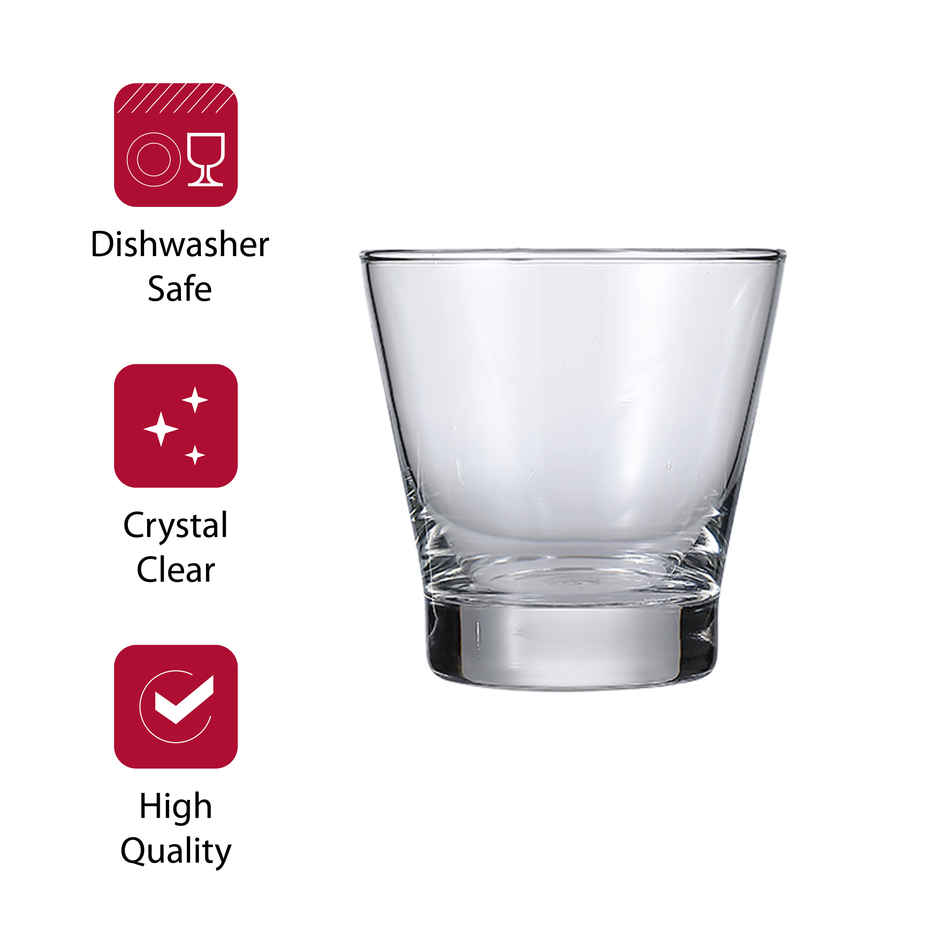 Sanjeev Kapoor Galaxy Wisky Glass - 345 ml