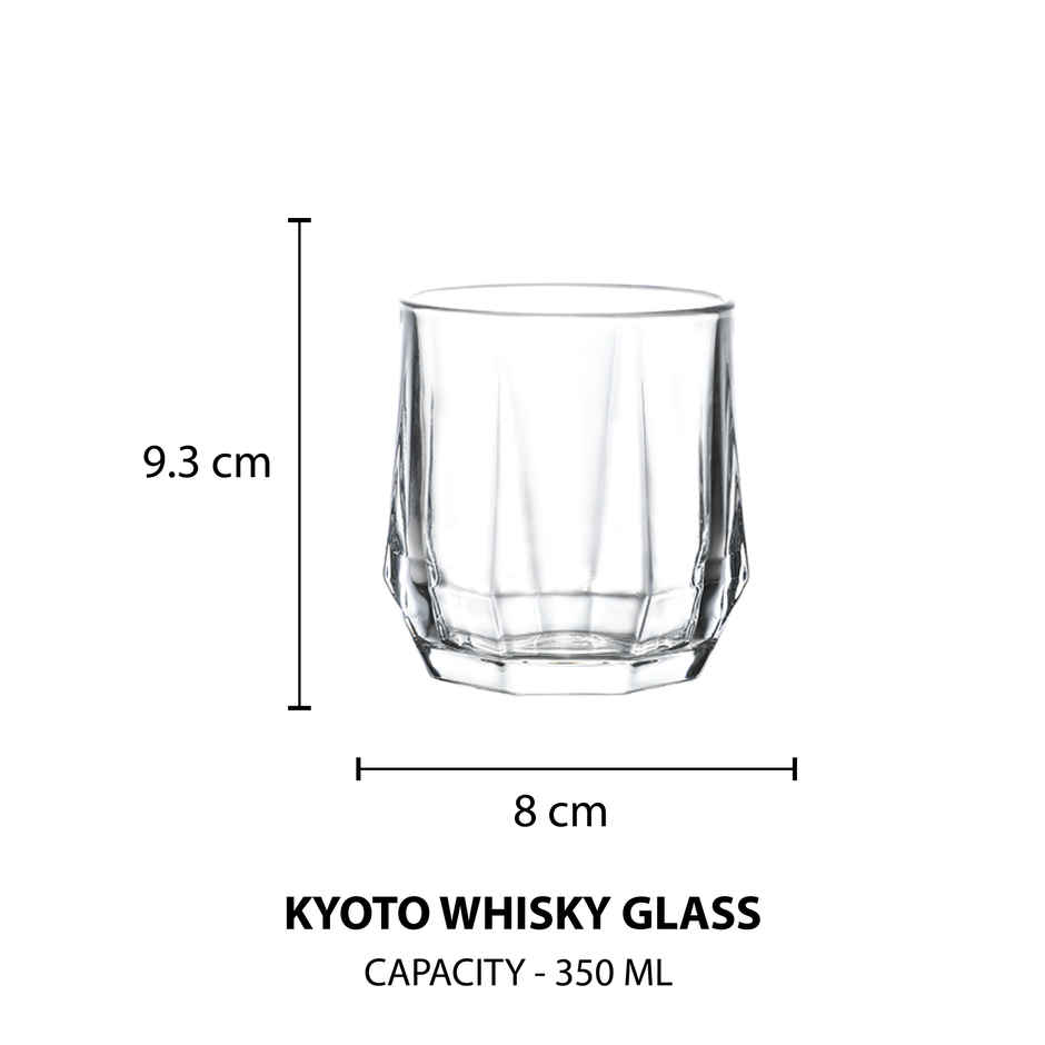Sanjeev Kapoor Kyoto Whisky Glass - 350 ml