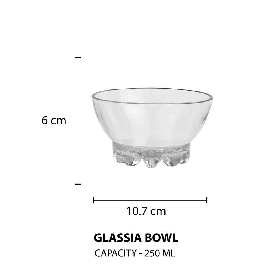 Sanjeev Kapoor Glassia Bowl | 250 ml
