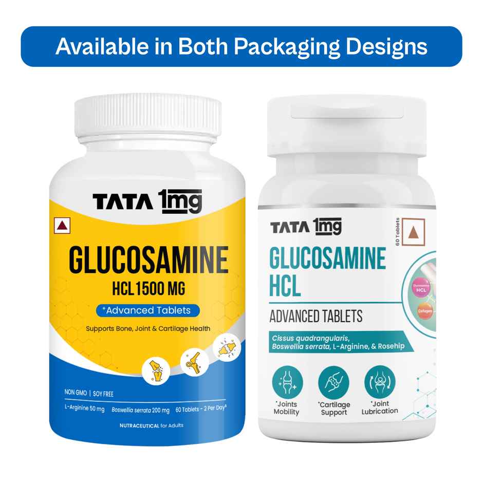 Tata 1mg Glucosamine Hcl Tablet With Boswellia 60 Tablets
