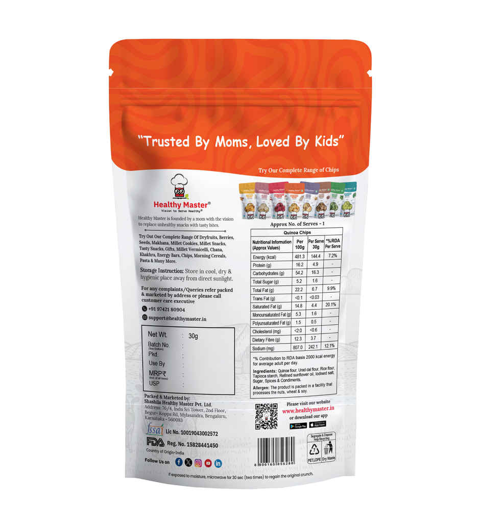 Healthy Master Quinoa Chips