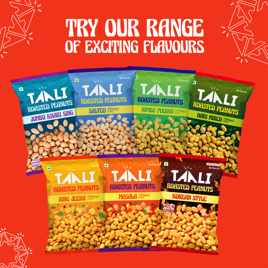 Taali Roasted Masala Peanuts, Premium Quality Bharuchi Nuts, Rich in Protein