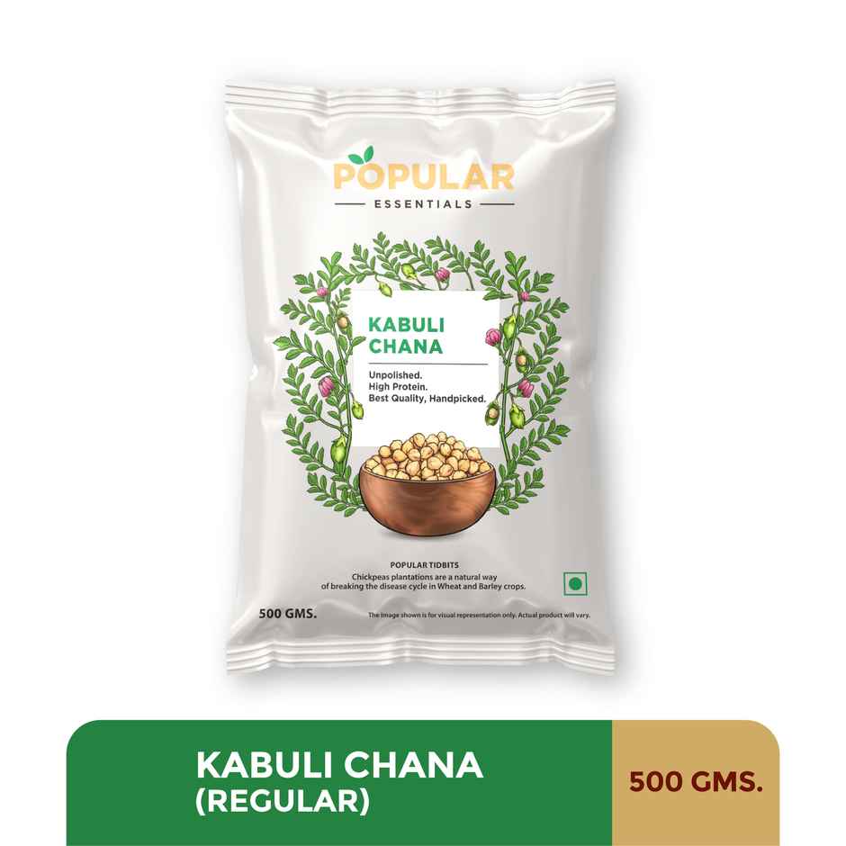 Popular Essentials Kabuli Chana Regular