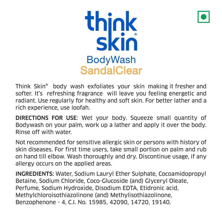 Think Skin Bodywash Sandal Clear 250ml