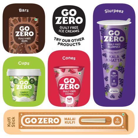 Go Zero Tropical Mango Low Calorie Guilt Free Ice Cream Popsicle Combo