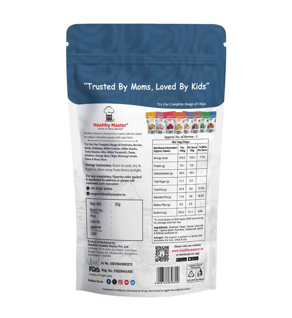 Healthy Master Mix Veg Chips
