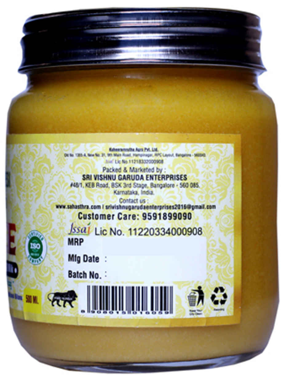Sahasthra Pure A2 Desi Cow Ghee