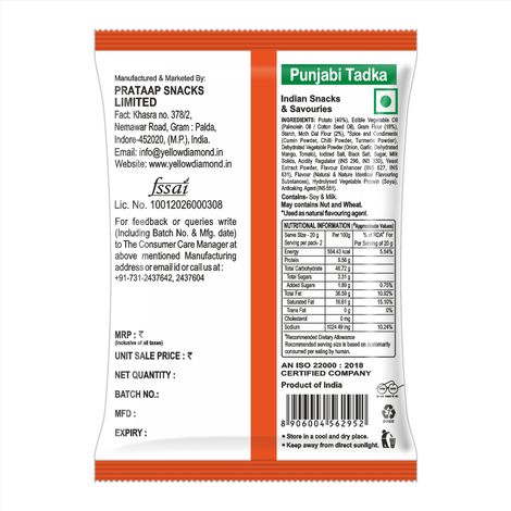 Yellow Diamond Punjabi Tadka Combo