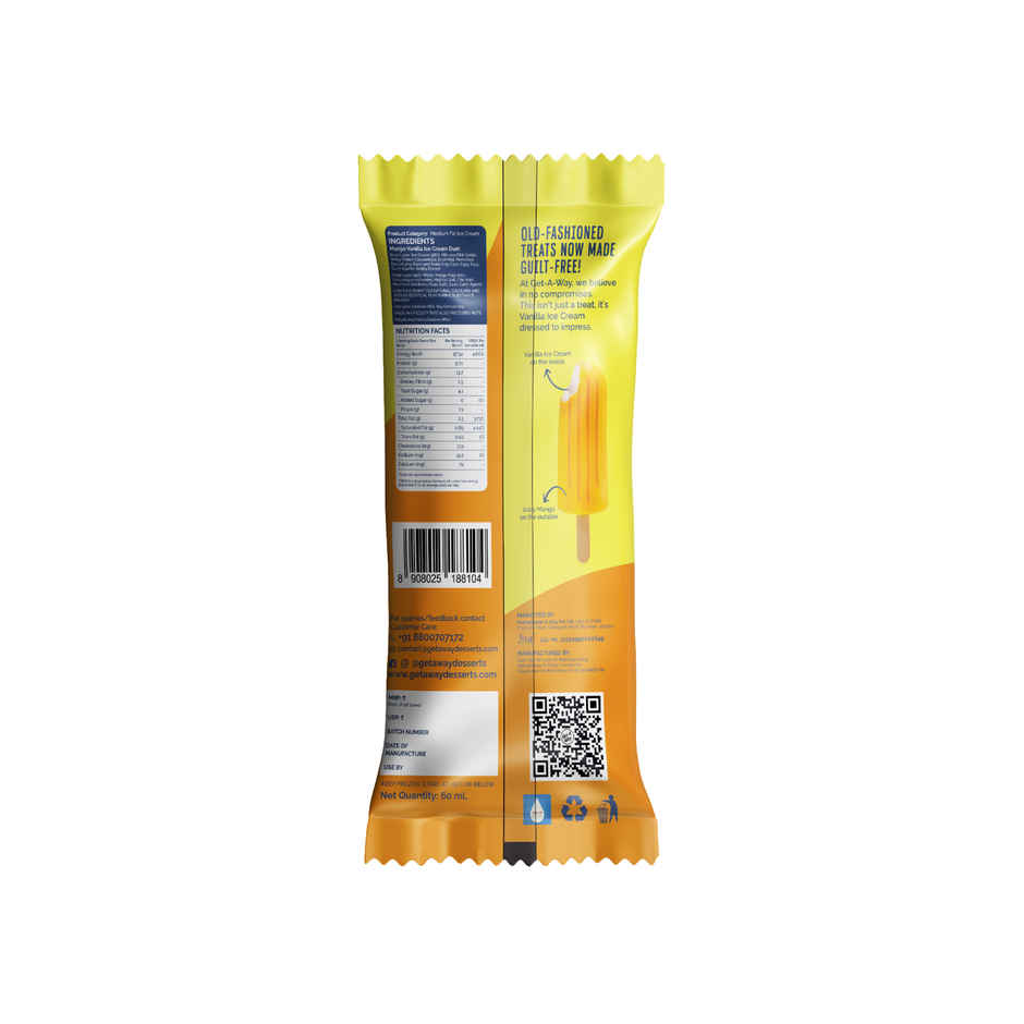 Get- A-Way Mango Duet Guilt Free Ice Cream Stick