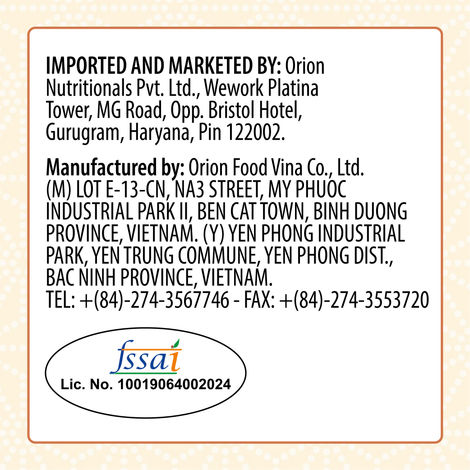 Orion O'Rice Cracker - Baked Korean Snack Plain Flavoured Crackers | Preservative-free and Trans Fat-free
