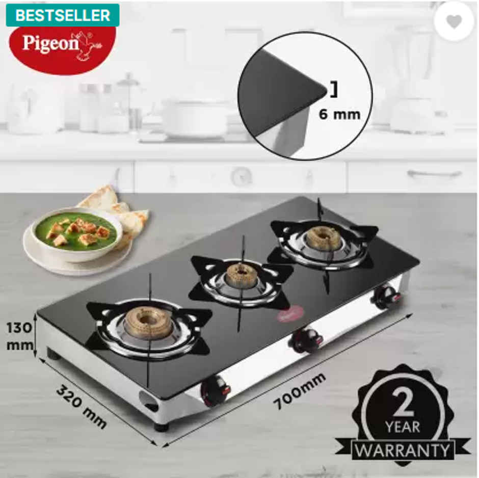 Pigeon Glasstop Special 3Br (Economy)