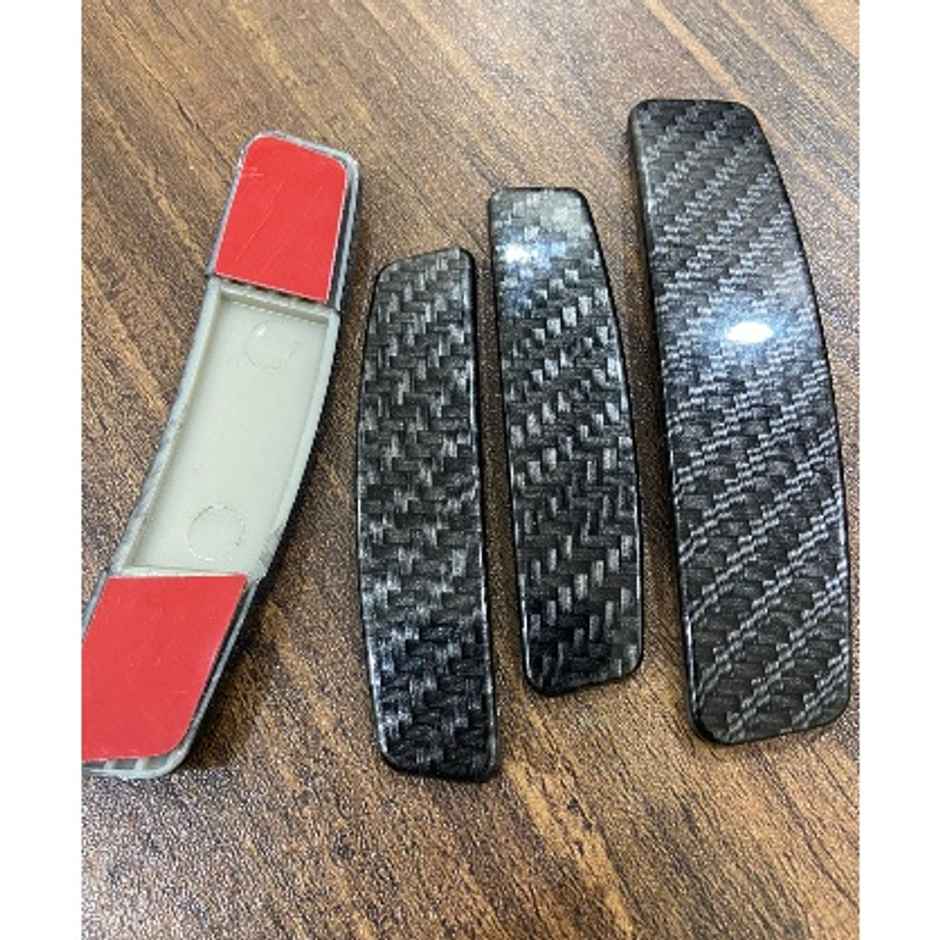 TiyuTrendzz The Crown Car Door Edge Guard - 4 Pcs (Glossy), Bumper Protector | Black