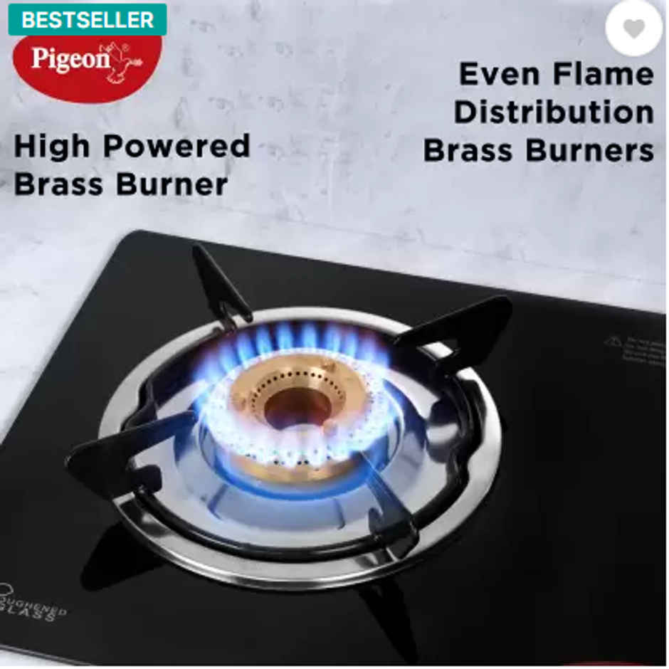 Pigeon Glasstop Special Gas Stove | 2 Burner 