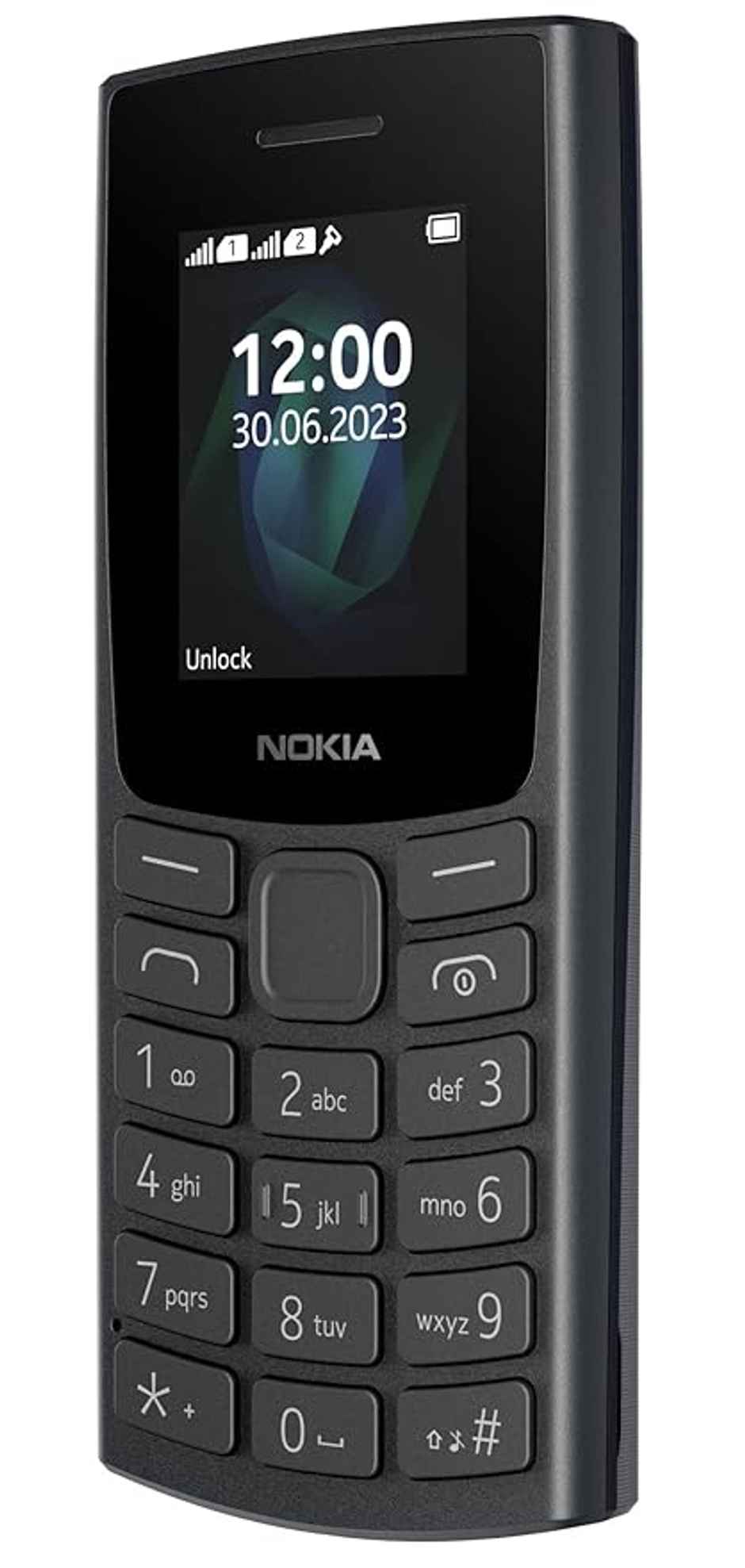 Nokia 105 SS Keypad Mobile |1.8" Display|4 MB, Charcoal |10174121|SS TA-1575 SS |2023|SP01Z07Z1697Y