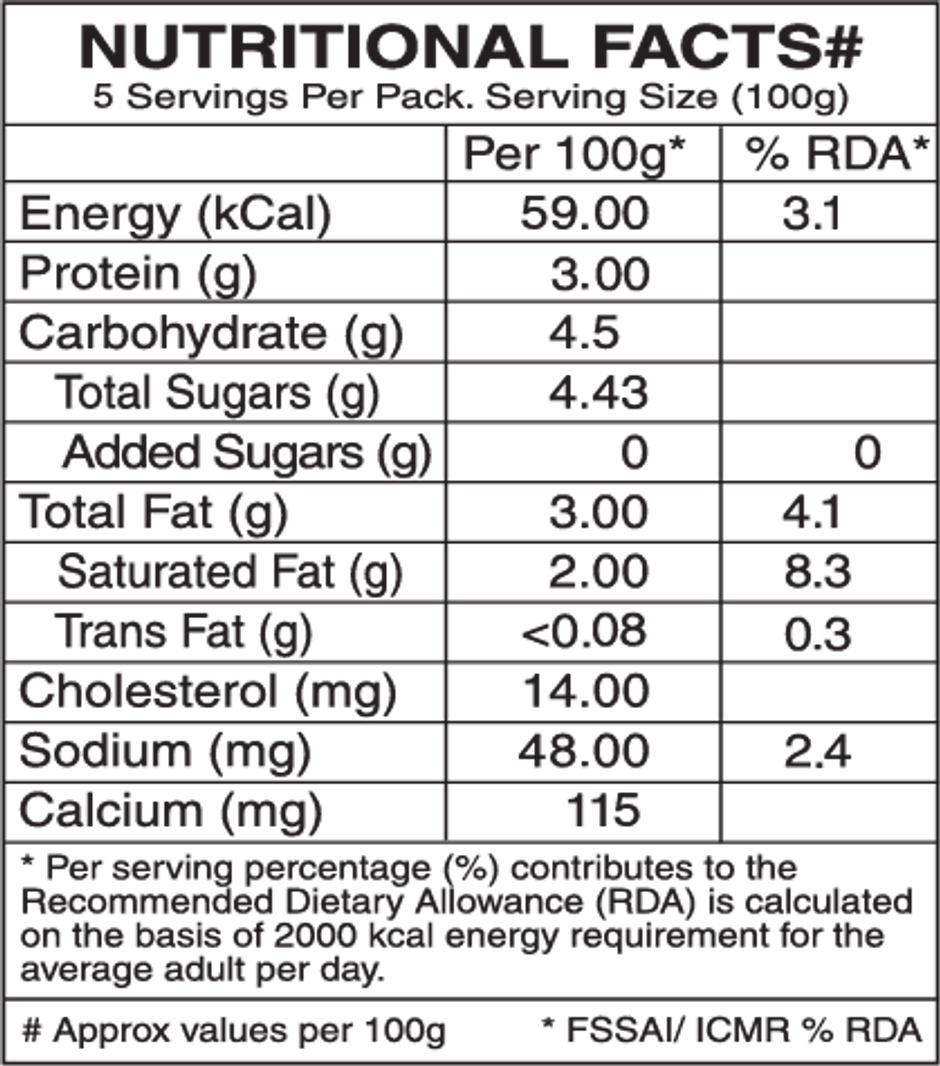 Namdhari's Dairy Tales Pouch Curd