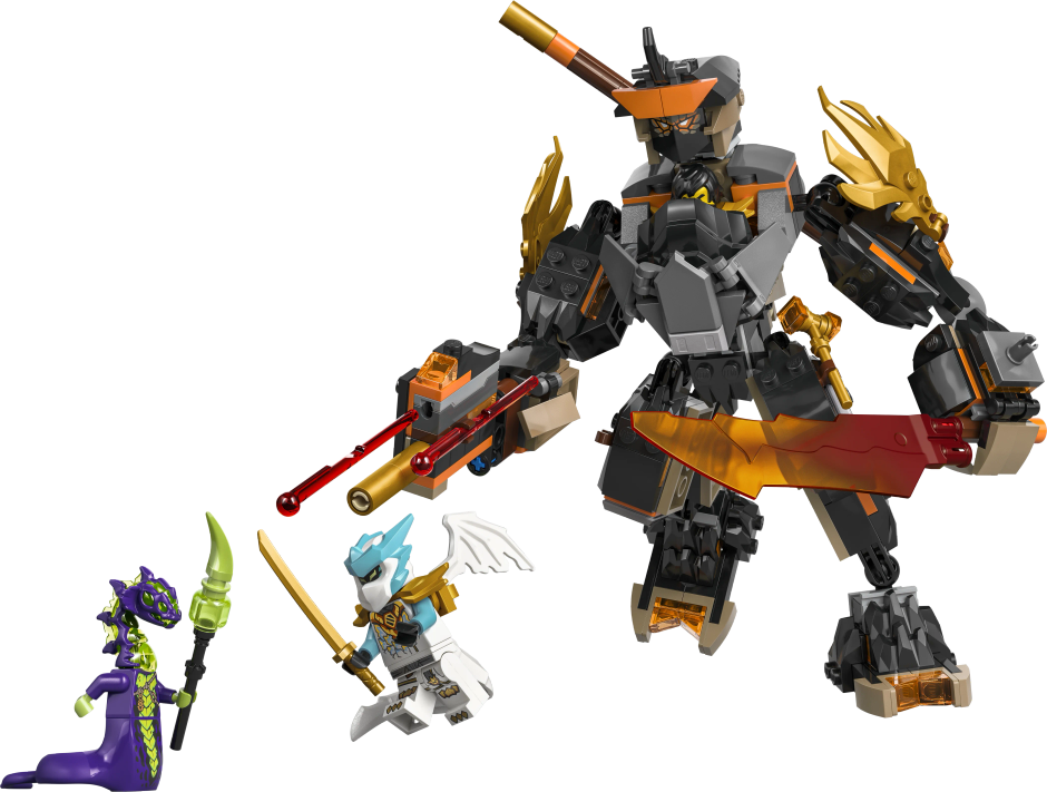 LEGO NINJAGO Coles Mission Mech and Dragon Zane Toys 71854