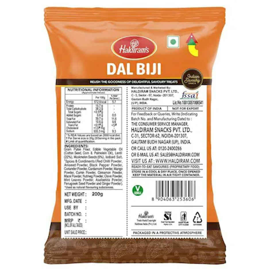 Haldiram's Dal Biji | Spicy Namkeen Snack