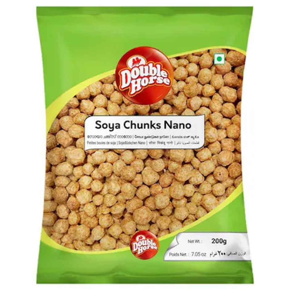Double Horse Soya Chunks Nano Combo 