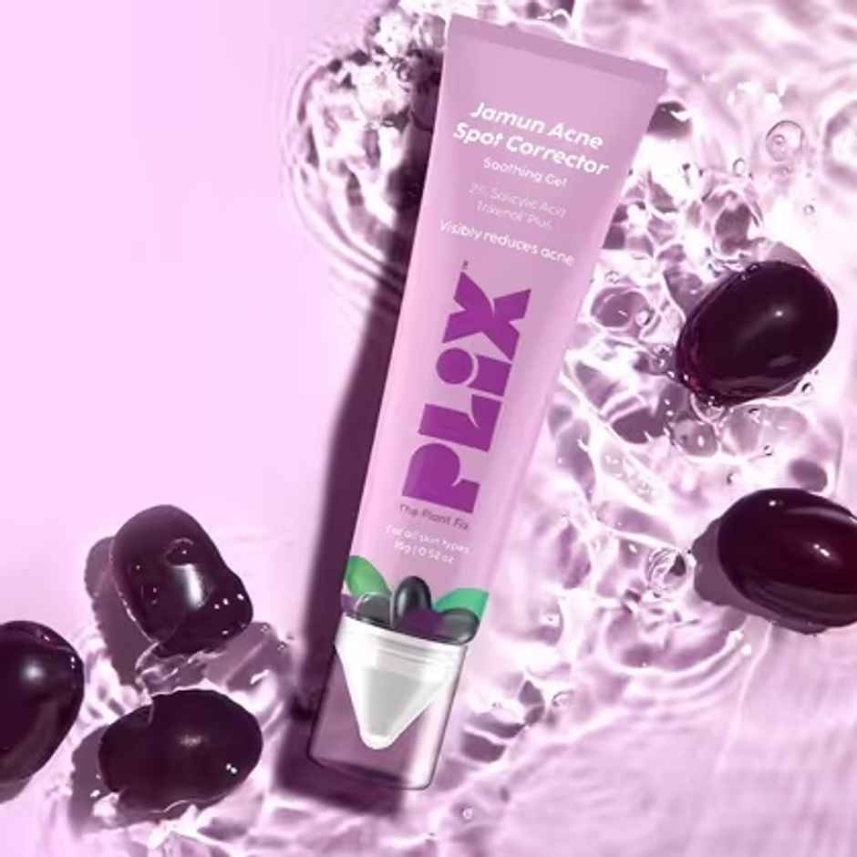 Plix The Plant Fix Jamun Acne Spot Corrector Gel For Active Acne | Quick Fix For Blemishes