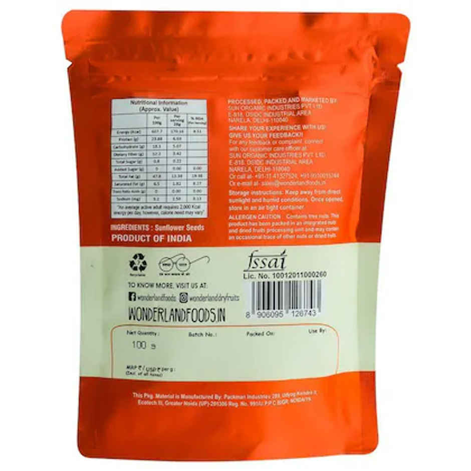Wonderland Foods Sunflower Seeds